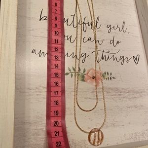 🥂Trendy necklace glitter/gold crystal pendant